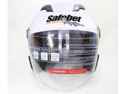 KASK SAFEBET HF-223 BÍLÁ M (BEZ ECE)