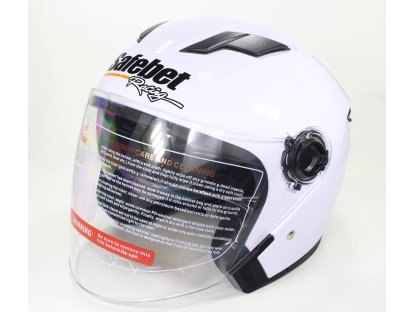 KASK SAFEBET HF-223 BÍLÁ S (BEZ ECE)