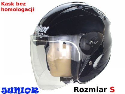 KASK SAFEBET HF-226 BLACK MALÝ S (BEZ ECE)