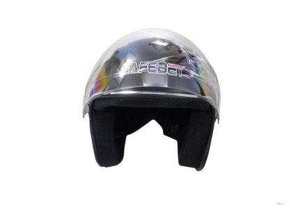 KASK SAFEBET HF-226 FLAT BLACK MALÝ M (BEZ ECE)