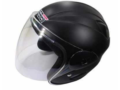 KASK SAFEBET HF-226 FLAT BLACK MALÝ S (BEZ ECE)