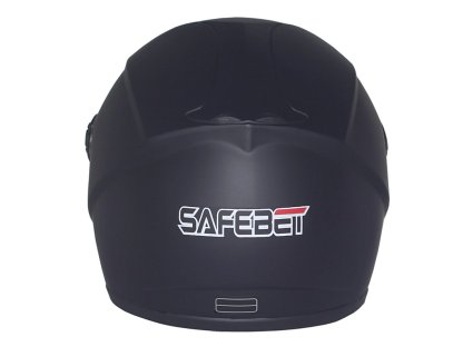 KASK SAFEBET HF-909 FLAT BLACK MALÝ M (BEZ ECE)