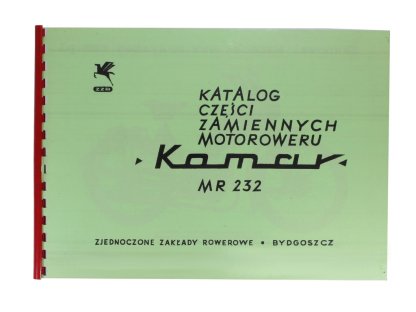 KATALOG NÁHRADNÍCH DÍLŮ KOMAR MR-232