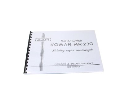 KATALOG NÁHRADNÍCH DÍLŮ ROMET KOMAR MR-230