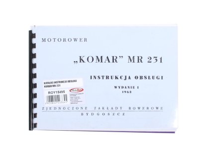 KATALOG NÁVOD K OBSLUZE KOMÁR MR-231