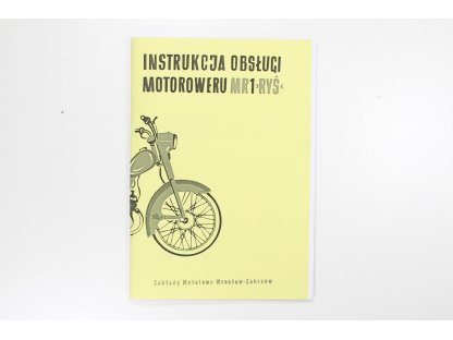 KATALOG NÁVOD K OBSLUZE ROMET MR 1 RYŚ