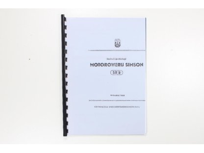 KATALOG NÁVOD K OBSLUZE SIMSON SR2