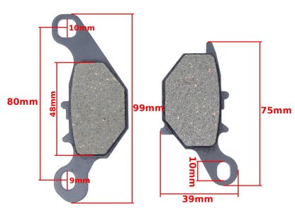 BRZDOVÉ DESTIČKY SUZUKI RM 85 LK5 K5 LK6 K6 LC FM