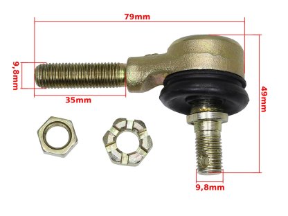KONCOVKA ŘÍDICÍ TYČE ATV 110/125 PRAVÝ ZÁVIT HB