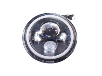 PŘEDNÍ SVĚTLO HALOGEN 4ks. LED DIODA 9-36V 28W HARLEY