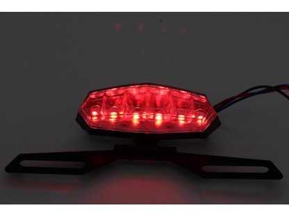 LED ZADNÍ SVĚTLO S DRŽÁKEM SPZ HB