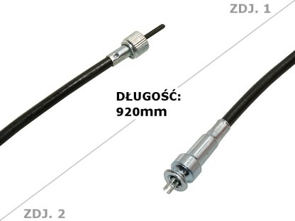 ODKAZ TACHOMETRU GY6-50 KOVOVÁ ZASOUVACÍ PLUTVA 920mm