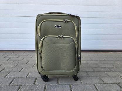 malý palubní textilní kufr MTC - zelený