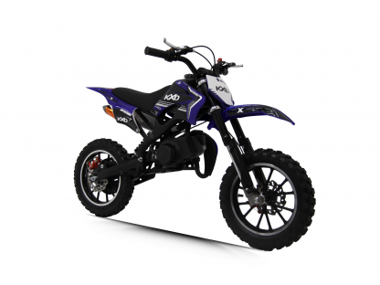 minicross  KXD 701A 49cc 10/10 - modrá