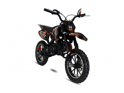 minicross KXD 708A 49cc 10/10 - modrá