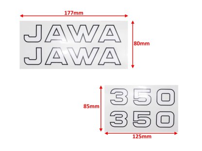 SAMOLEPKA JAWA 350 TYP 638/0