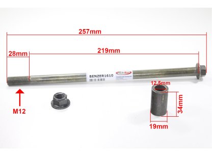 OSKA M12 x 257mm BENZER, BARTON, STREET, ZIPP, GY6