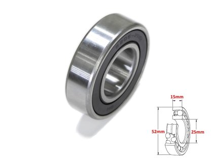 LOŽISKO 6205-2RS HŘÍDELE ATV150 25x52x15 FUXIN