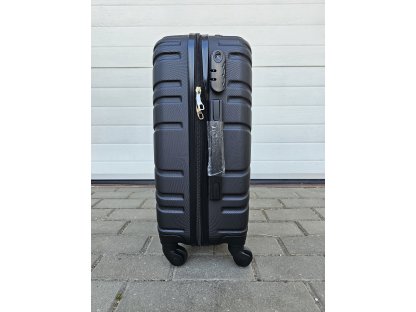 palubní cestovní skořepinový kufr malý - černá II.