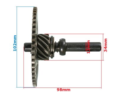 POLOMĚSÍC ZABÍRAK KOPNUTÍ ATV 150 GY6-150 FUXIN