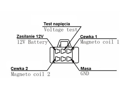 REGULÁTOR NAPĚTÍ ATV 125 CG MOPED 4 KABELY JT