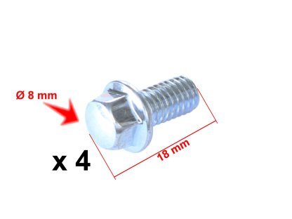 ŠROUBY VÍČKA ZAPALOVACÍHO KRYTU ATV/STREET TZ