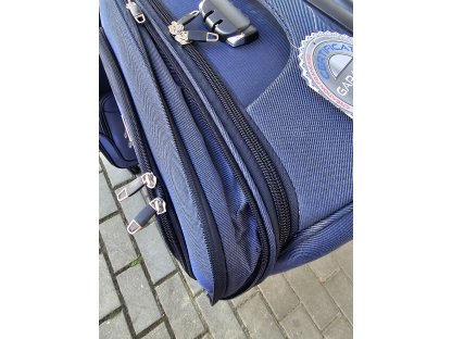 Sada 3 textilních kufrů MTC - modrá