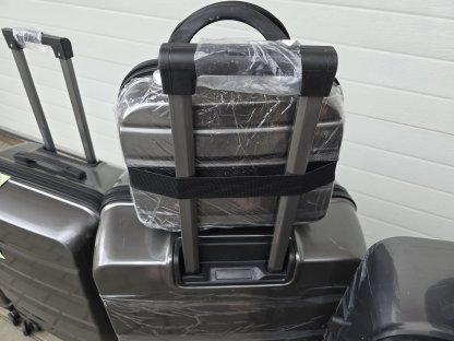 sada 6 cestovních kufrů - šedá