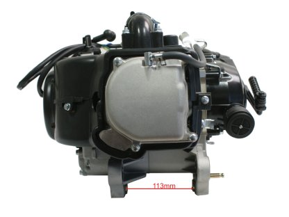 MOTOR GY6-80 KOLO 12'' DVOJITÝ TLUMIČ NEW FUXIN