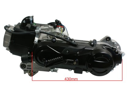 MOTOR GY6-80 KOLO 12'' DVOJITÝ TLUMIČ NEW FUXIN