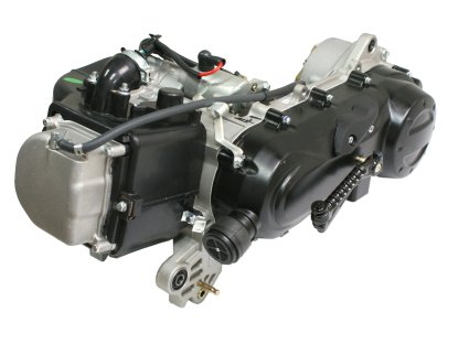 MOTOR GY6-80 KOLO 12'' JEDNODUCHÝ TLUMIČ NOVÝ