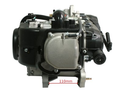 MOTOR GY6-80 KOLO 12'' JEDNODUCHÝ TLUMIČ NOVÝ