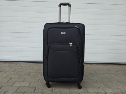 střední textilní kufr MTC - černý