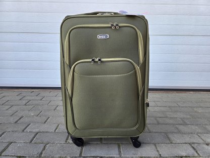 střední textilní kufr MTC - zelený