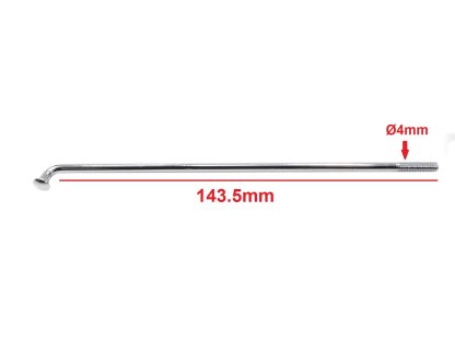 DRÁT SIMSON S50 S51 S70 S53 KR51/1 KR51/2 SR4-1 SR4-2 SR4-3 SR4-4 143,5x3,5mm CHROM 36ks. MR