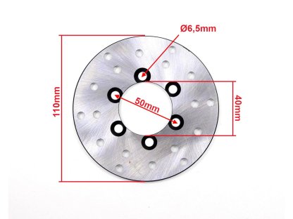 BRZDOVÝ KOTOUČ ATV 125 PŘEDNÍ FI-110mm FUXIN WB