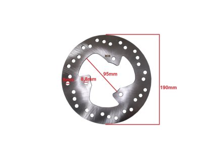 BRZDOVÝ KOTOUČ ZADNÍ APRILIA ATLANTIC / SR 50-300CC RMS