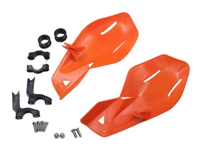 UNIVERZÁLNÍ OCHRANY RUKOJETI DIRTBIKE CROSS ORANŽOVÉ MOD.3 HB