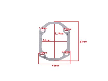 TĚSNĚNÍ ATV 125 HLAVY A VÁLCE 54mm SADA BRI