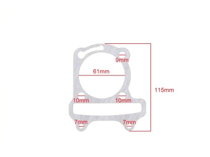 TĚSNĚNÍ VÁLCE GY6-125 KYMCO ROMET ROUTER