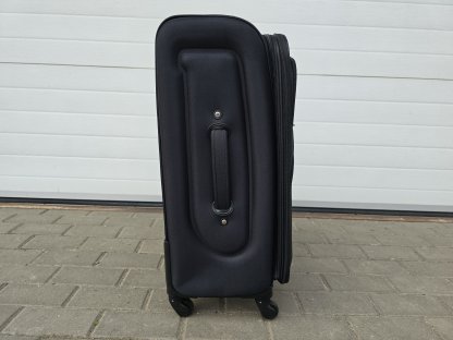 velký textilní kufr MTC - černý