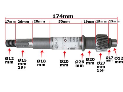 HŘÍDEL SPOJKY ATV 150 HB