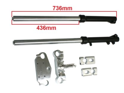 ZAVĚŠENÍ VIDLIC DRŽÁKY MONTÁŽE CROSS 125 SADA HB