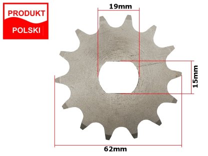 PŘEDNÍ OZUBENÉ KOLO SIMSON S51 14z W