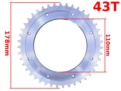 ZUB ZADNÍ WSK 125 43z STARÝ TYP ML