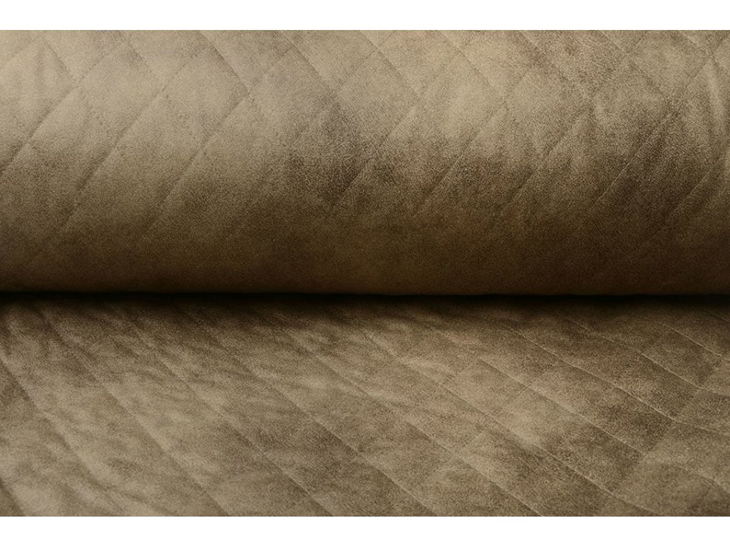 Alcantara / imitace broušené kůže - prošev - taupe