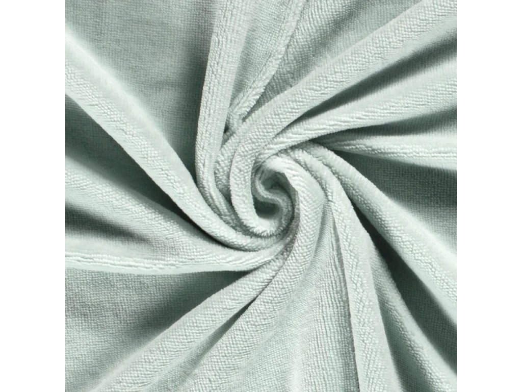Bambusové froté - mint - II. jakost - 0,7 m