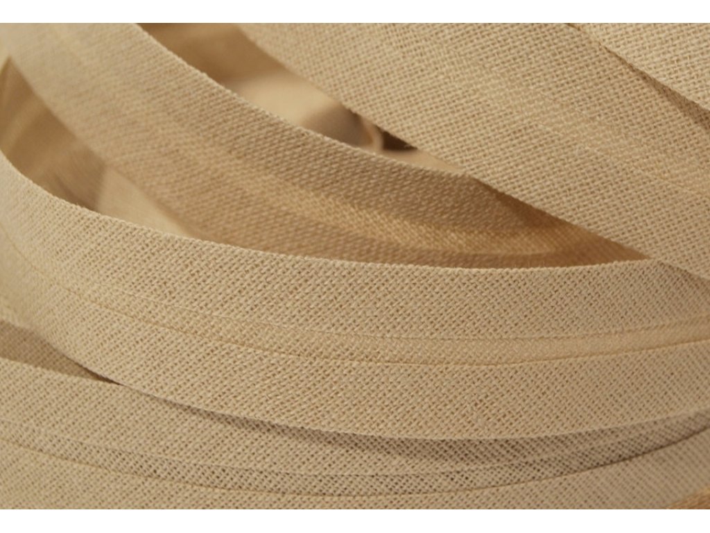 Bavlněný šikmý proužek - 800541 Biscotti - 1,5 m