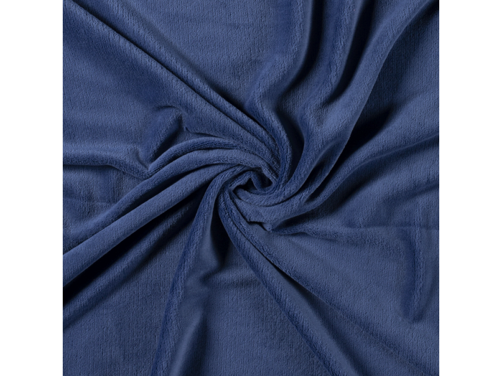 Coral fleece - indigo