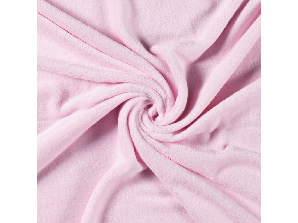Coral fleece - světle růžový - 0,3 m